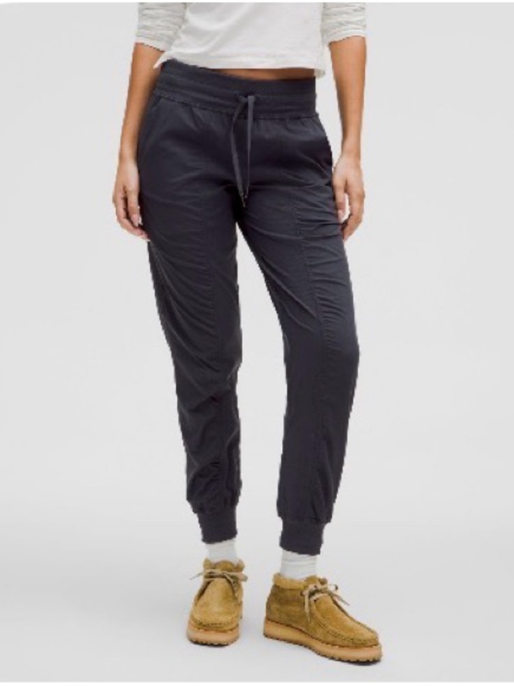 Lululemon Dance Studio Mid-Rise Jogger Full Length, Size 10, Black Night, EUC